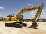 Side of used Excavator